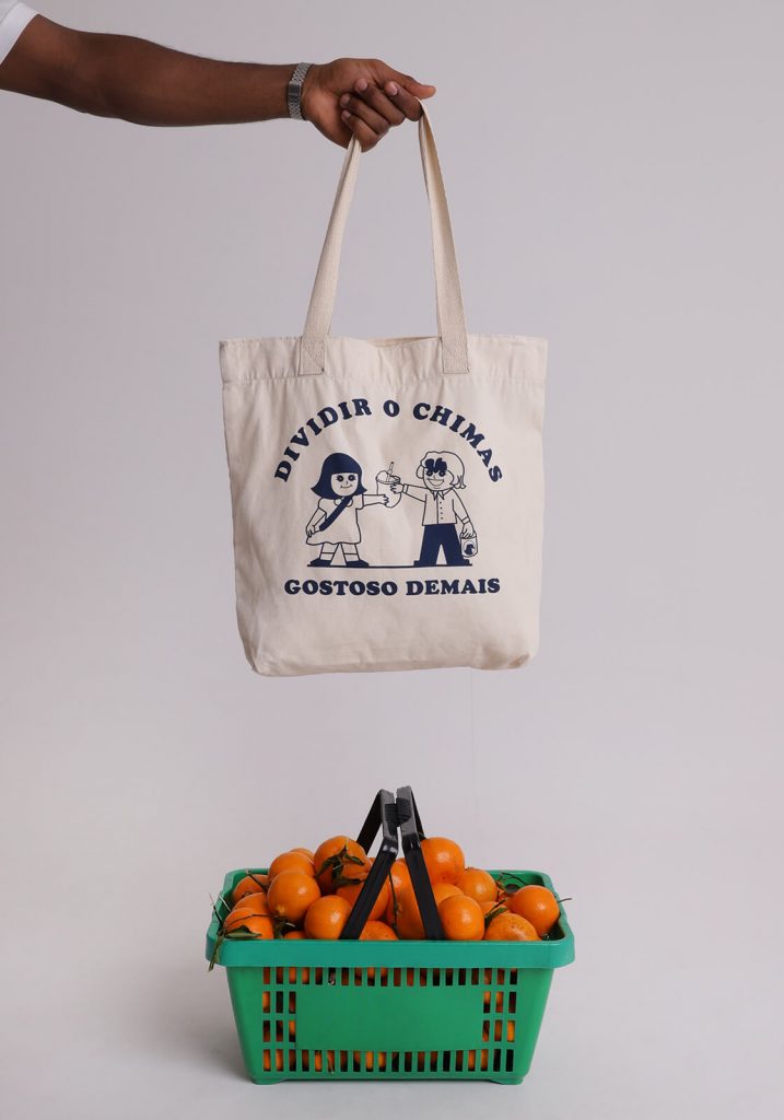 Tote bag estampada chimarrão